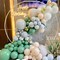 100pcs Sage Green Balloons 18 inch +12 inch +10 inch +5 inch Party Eucalyptus Olive Green Balloon Birthday Balloons Baby Shower Balloon Wedding Balloons